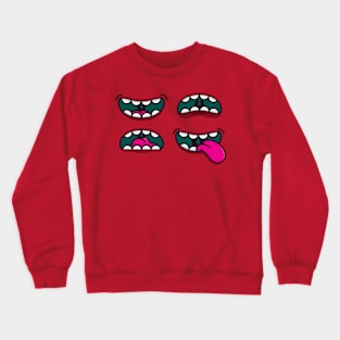 Mouth expressions Crewneck Sweatshirt